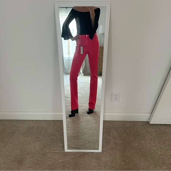 NWT Ultra pink l’agence Ruth coated jeans size 30 🌸 - Picture 7 of 7